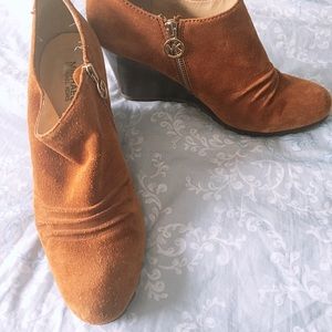 MK Michael Kors wedge heel ankle boots 10.5M